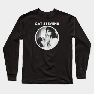 cat stevens ll grey Long Sleeve T-Shirt